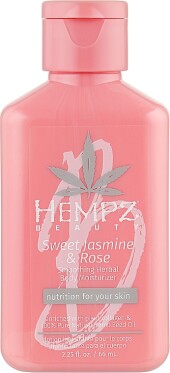 Увлажняющая и питательная эмульсия, флюид, молочко для тела Hempz Sweet Jasmine & Rose Herbal Body Moisturizer