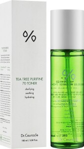 Очищающая вода, лосьон, тоник Dr.Ceuracle Tea Tree Purifine 70 Toner