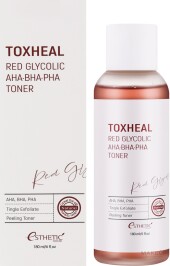Очищающая вода, лосьон, тоник Esthetic House Toxheal Red Glycolic AHA-BHA-PHA Toner