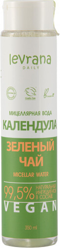 Мицеллярная вода Levrana «Календула и зелёный чай»