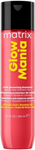 Очищающее средство для сухих, окрашенных и поврежденных волос Matrix Glow Mania Color Protecting Shampoo