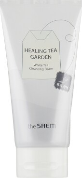 Гель, пенка для умывания The Saem Healing Tea Garden White Tea Cleansing Foam