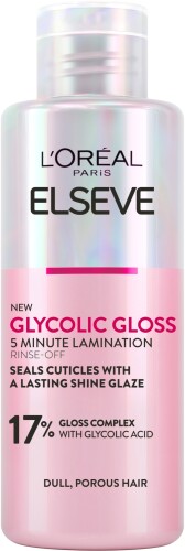 Питающее и увлажняющее интенсивное средство для волос L'Oreal Elseve Glycolic Gloss 5 Minute Lamination