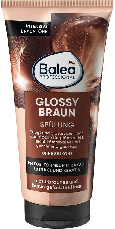 Бальзам-ополаскиватель для волос Balea Glossy Brown Conditioner Balm