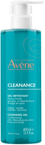 Гель, пенка для умывания Avene Cleanance Cleansing Gel