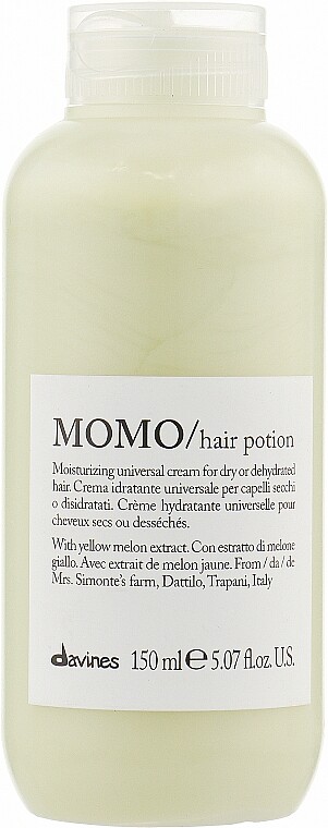 Увлажняющий несмываемый крем для волос с дыней Davines MOMO Hair Potion