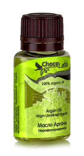 Питающее масло ChocoLatte Argan Oil Virgin Unrefined