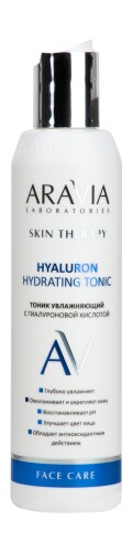Увлажняющий тоник, лосьон, вода Aravia Laboratories Skin Therapy Hyaluron Hydrating Tonic