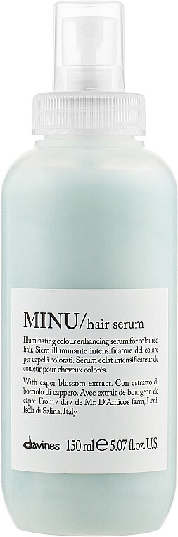 Несмываемая сыворотка для окрашенных волос Davines Minu Hair Serum