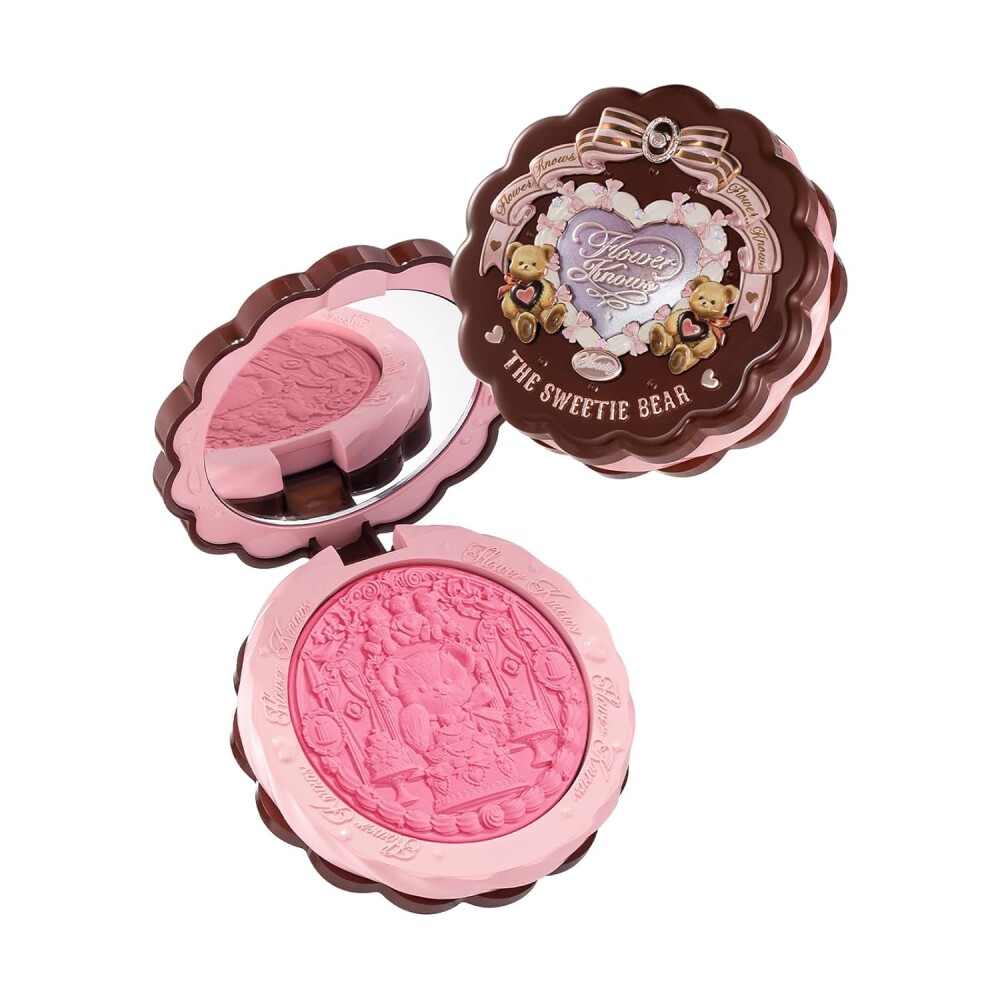  Румяна Flower Knows Sweetheart Bear Silk Satin Blush