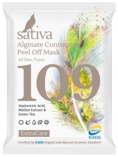 Увлажняющая маска для лица Sativa Alginate Contouring Peel Off Mask 109
