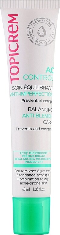 Крем-баланс для коррекции несовершенств Topicrem AC Control Balancing Anti-Blemish Care