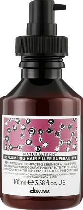 Питающее и увлажняющее интенсивное средство для волос Davines NaturalTech Replumping Hair Filler Superactive