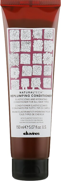 Уплотняющий кондиционер для волос Davines NaturalTech Replumping Conditioner
