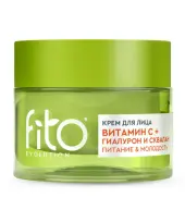 Увлажняющий крем Фитокосметик Fito Evolution Витамин С + гиалурон и сквалан «Питание и молодость»