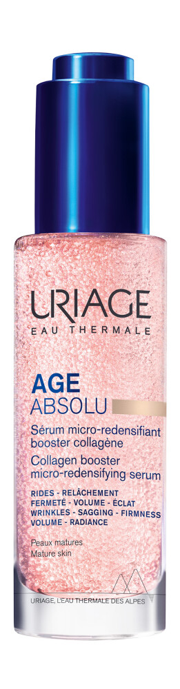 Антивозрастная укрепляющая сыворотка-бустер для лица с ретинолом Uriage Eau Thermale Age Absolu Collagen Booster Micro-Redensifying Serum