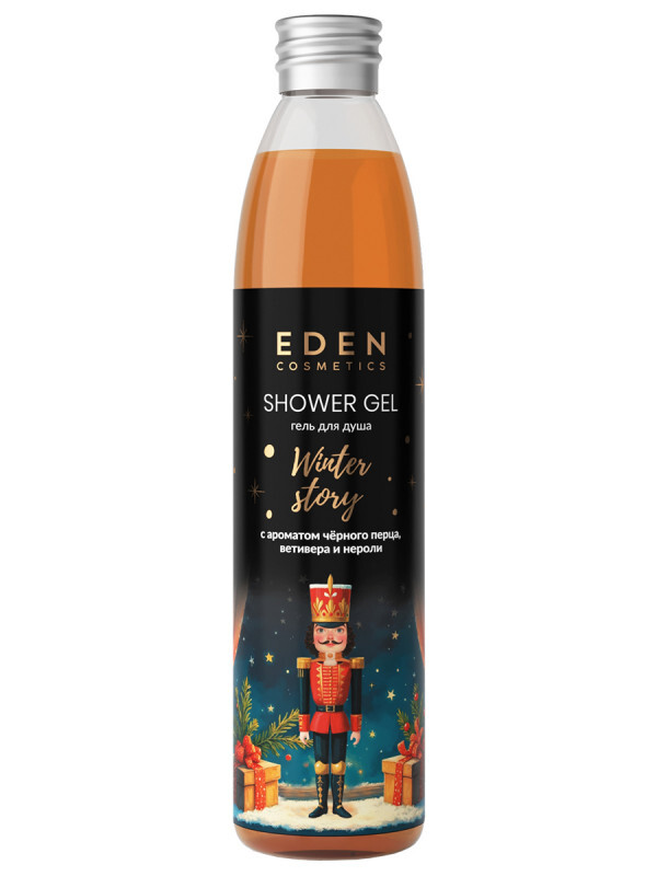 Гель для душа с ароматом чёрного перца, ветивера и нероли Eden Cosmetics Winter Story Shower Gel