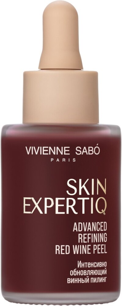 Интенсивно обновляющий пилинг для лица с комплексом АНА-кислот Vivienne Sabo Skin Expertiq Advanced Refining Red Wine Peel