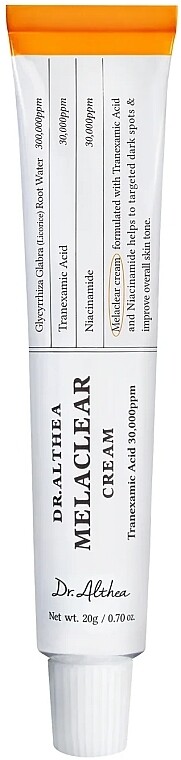 Осветляющий крем для лица против пигментации Dr. Althea Melaclear Cream