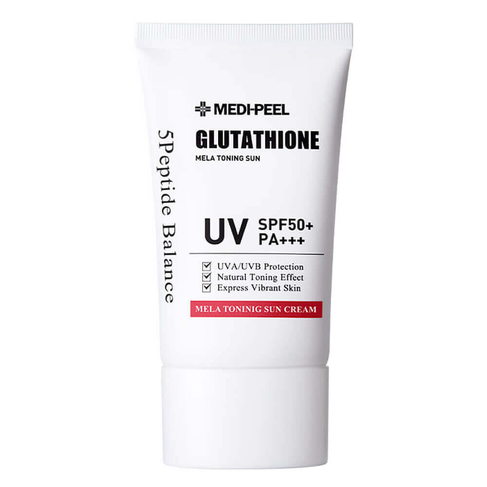 Санскрин с глутатионом Medi-Peel Bio-Intense Glutathione Mela Toning Sun Cream Spf50+ PA++++