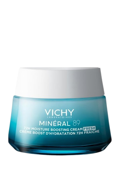 Увлажняющий крем для лица с гиалуроновой кислотой и ниацинамидом Vichy Mineral 89 72H Moisture Boosting Cream Fresh