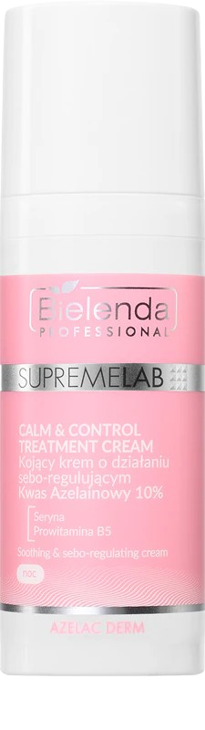 Успокаивающий крем с себорегулирующим действием Bielenda SupremeLab Calm & Control Treatment Cream