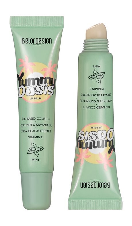 Питательный бальзам для губ с ароматом мятных конфет Belor Design Yummy Oasis Mint Lip Balm
