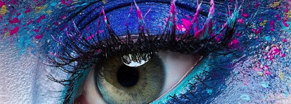 Раскрась сам: весенние ресницы