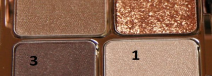 Odyssey  Eye Quartet Mineral Palette, Clarins  свотчи, макияж