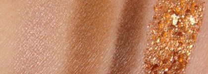 Odyssey  Eye Quartet Mineral Palette, Clarins  свотчи, макияж