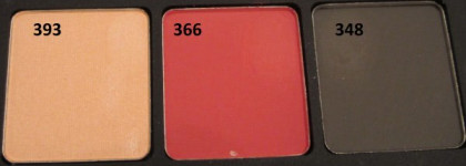 Тени Inglot Eye Shadow 393, 366 и 348. Макияж