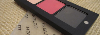 Тени Inglot Eye Shadow 393, 366 и 348. Макияж