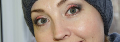 Тени Inglot Eye Shadow 393, 366 и 348. Макияж