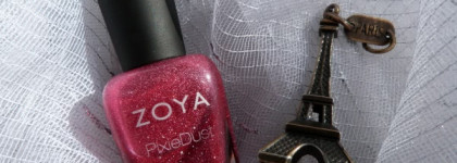 Розовые пески с Zoya PixieDust Professional Lacquer Miranda ZP 682