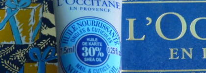 Мои отличники от Loccitane с маслом каритэ - легендарный крем для рук и масло для ногтей и кутикулы