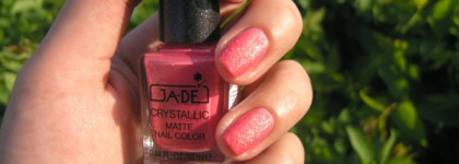 Золотисто-коралловый песок Ga-De Crystallic Matte Nail Color в оттенке 52 Coral Sand