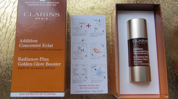 Продлить загар с помощью Clarins Radiance-Plus Golden Glow Booster