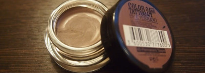 Maybelline color tattoo 24 hr by eyestudio в оттенке 40-Permanent Taupe практичный и надежный