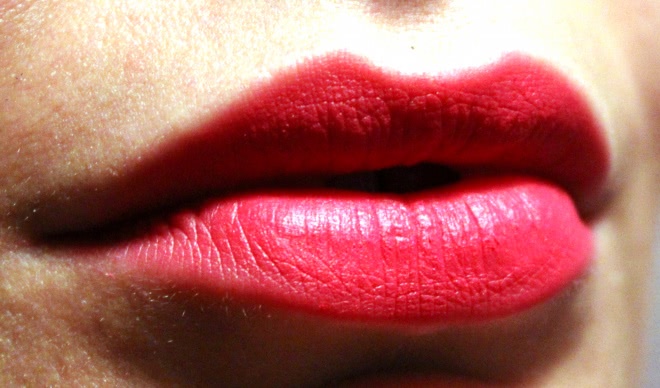 MAC retro matte lipstick в оттенке All fired up