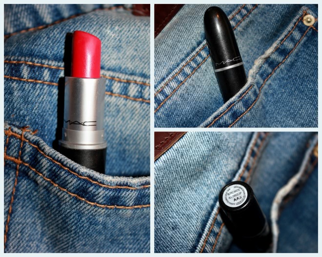 MAC retro matte lipstick в оттенке All fired up