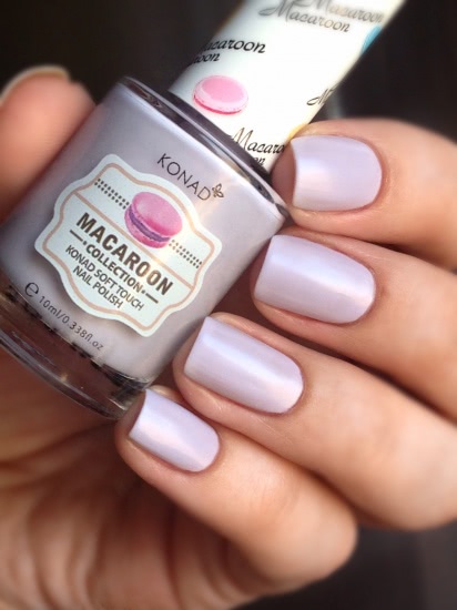 Лавандовый красавчик Konad Soft Touch Nail Polish Macaroon collection Lavender