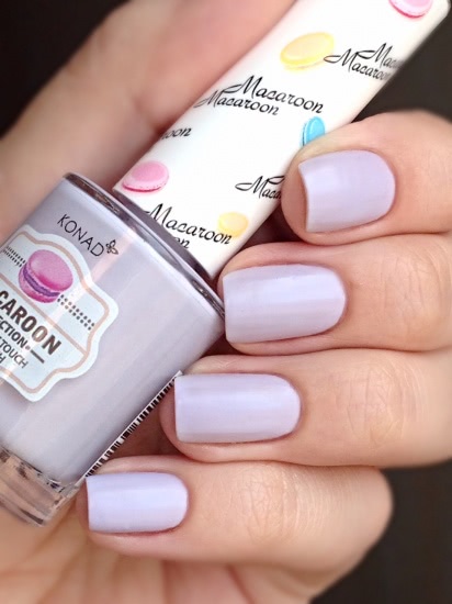 Лавандовый красавчик Konad Soft Touch Nail Polish Macaroon collection Lavender