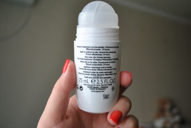 Мое чудесное открытие Payot Deodorant Ultra Douceur anti-transpirant 24h