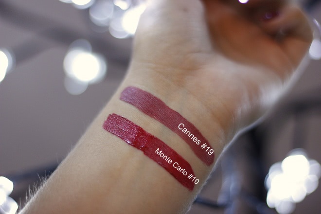 Две матовых красотки NYX Soft Matte Lip Cream в оттенках Monte carlo и Cannes