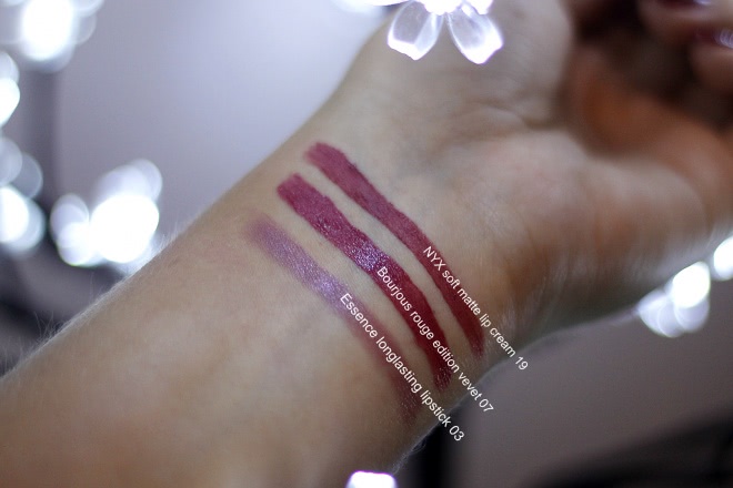 Две матовых красотки NYX Soft Matte Lip Cream в оттенках Monte carlo и Cannes