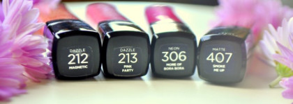 L'Oreal Infallible Mega Gloss в оттенках 212 Magnetic, 213 Pink Party, 306 More of Bora Bora, 407 Smoke me Up- мои любимчики в одном посте !)