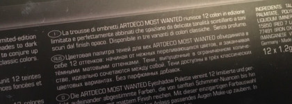 Новинка от Artdeco "Most Wanted Eyeshadow Palette" в оттенке 02 - Smokey