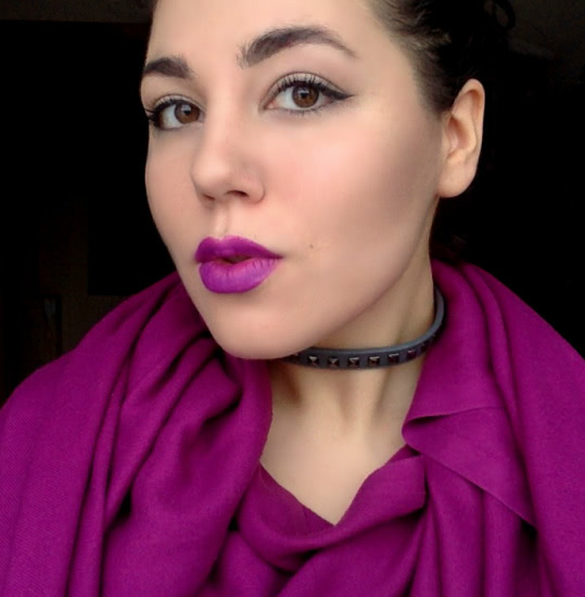 Клон Mac Heroine или нет? Обзор матовой помады № 953 Vibrant Violet от Maybelline
