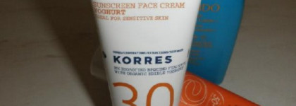 Солнцезащитный крем Korres Yoghurt Face Sunscreen Cream Spf30