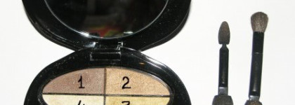 4-х цветные тени Shiseido Silky Eye Shadow Quad (Q12 - Wood tones)